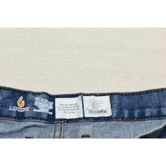 LAPCO FR Men's Flame Resistant Jeans Blue Denim Regular Size 38x32 - Picture 8 of 8